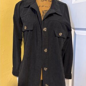 Women's Black Corduroy Jacket